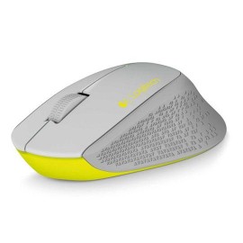 MOUSE INALAMBRICO LOGITECH M280 CONEXION USB COLOR GRIS Y AMARILLO