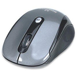 MOUSE INALAMBRICO MANHATTAN 177795 CONEXION USB COLOR GRIS