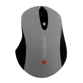 MOUSE INALAMBRICO TECHZONE TZ16MOU04-INA CONEXION BLUETOOTH COLOR GRIS