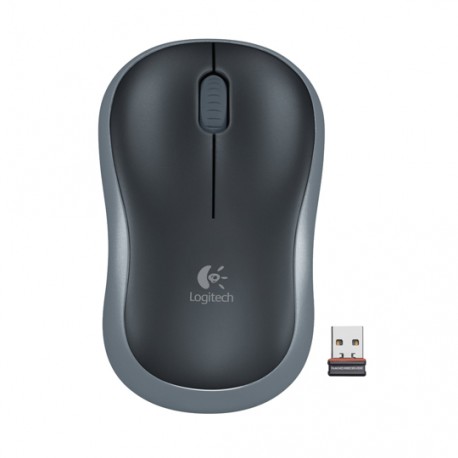 MOUSE INALAMBRICO LOGITECH M185 CONEXION USB COLOR NEGRO