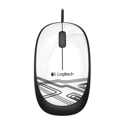 MOUSE ALAMBRICO LOGITECH M105 CONEXION USB COLOR BLANCO