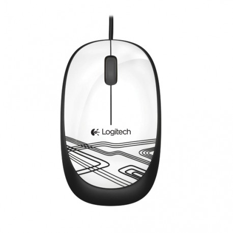 MOUSE ALAMBRICO LOGITECH M105 CONEXION USB COLOR BLANCO