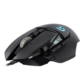 MOUSE GAMING ALAMBRICO LOGITECH G502 CONEXION USB COLOR NEGRO