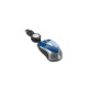 MOUSE MINI ALAMBRICO RETRACTIL VERBATIM 97249 CONEXION USB COLOR GRIS Y AZUL