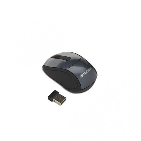 MOUSE MINI INALAMBRICO VERBATIM 97470 CONEXION USB COLOR GRIS