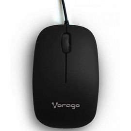 MOUSE ALAMBRICO VORAGO MO206 CONEXION USB COLOR NEGRO