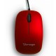 MOUSE ALAMBRICO VORAGO MO206 CONEXION USB COLOR ROJO