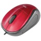 MOUSE ALAMBRICO EASY LINE EL-993315 CONEXION USB COLOR ROJO Y NEGRO