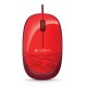 MOUSE ALAMBRICO LOGITECH M105 CONEXION USB COLOR ROJO