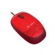 MOUSE ALAMBRICO LOGITECH M105 CONEXION USB COLOR ROJO