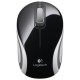 MOUSE MINI INALAMBRICO LOGITECH M187 CONEXION USB COLOR NEGRO Y BLANCO