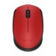 MOUSE INALAMBRICO LOGITECH M170 CONEXION USB COLOR ROJO