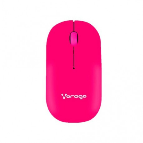 MOUSE INALAMBRICO VORAGO MO-205 CONEXION BLUETOOTH COLOR ROSA