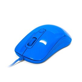 MOUSE ALAMBRICO VORAGO MO-102 CONEXION USB COLOR AZUL