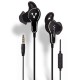 AUDIFONOS VORAGO AU-365872-3 TIPO ALÁMBRICOS CONEXION 3.5 MM NEGRO