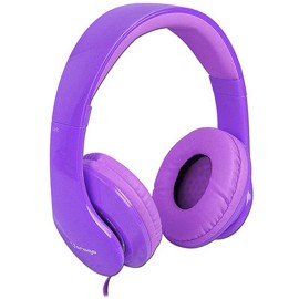DIADEMA VORAGO AU-378585-3 TIPO ALÁMBRICOS CONEXION 3.5 MM MORADO