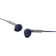 AUDIFONOS PERFECT CHOICE IN-EAR ERGO TIPO ALÁMBRICOS CONEXION 3.5 MM AZUL/GRIS