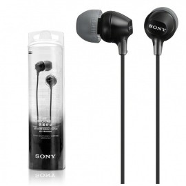 AUDIFONOS SONY MDREX15LP/BCUC TIPO EARBUDS ALAMBRICOS CONEXION 3.5 MM NEGRO
