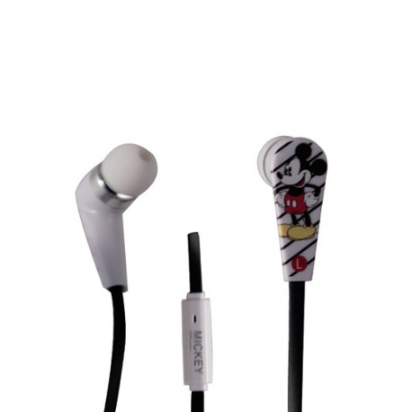 AUDIFONOS MICKEY TECHZONE MI16AUD15 ALÁMBRICOS CONEXION 3.5 MM NEGRO