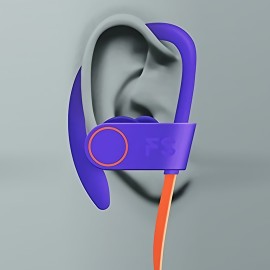 AUDIFONOS IJOY FUTURE SPORT WATERPROOF TIPO EARBUDS CONEXION BLUETOOTH NARANJA