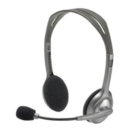 DIADEMA ALAMBRICA LOGITECH H110 3.5 MM COLOR GRIS