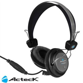 DIADEMA ALAMBRICA ACTECK LVAM-005 3.5 MM NEGRO