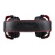 DIADEMA GAMER ALAMBRICA KINGSTON KHX-HSCP-RD 3.5 MM COLOR NEGRO Y ROJO