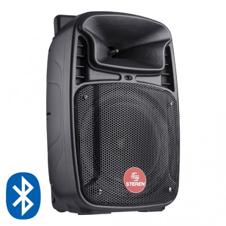 BOCINA INALAMBRICA STEREN BAF-0820BT CON CONEXION BLUETOOTH COLOR NEGRO