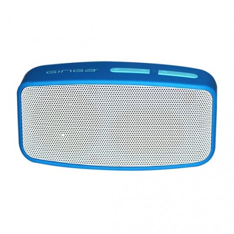 BOCINA INALAMBRICA GINGA GIN16BTMINI-AA CON CONEXION BLUETOOTH COLOR AZUL