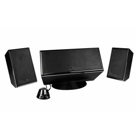 BOCINAS ALAMBRICAS PERFECT CHOICE PC-112129 CON CONEXIÓN 3.5 MM COLOR NEGRO