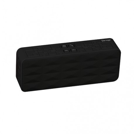 BOCINAS BLUETOOTH INALAMBRICO PORTATIL VORAGO BSP100 CON CONEXIÓN BLUETOOTH COLOR NEGRO