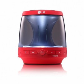 BOCINA INALAMBRICA LG PH1R CON CONEXIÓN BLUETOOTH COLOR ROJO
