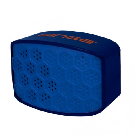 BOCINAS MINI BLUETOOTH INALAMBRICO PORTATIL GINGA GI16BOC01BT-AN CON CONEXIÓN BLUETOOTH COLOR AZUL