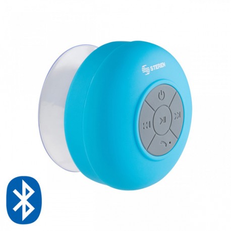 BOCINA PORTATIL STEREN BOC-862 CON CONEXION BLUETOOTH COLOR AZUL