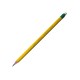 LAPIZ DE RESINA BIC NÚMERO NO. 2 EVOLUTION FORMA HEXAGONAL COLOR AMARILLO 1 PIEZA