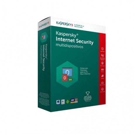 ANTIVIRUS KASPERSKY CON 4 LICENCIAS MULTIDISPOSITIVOS DVD