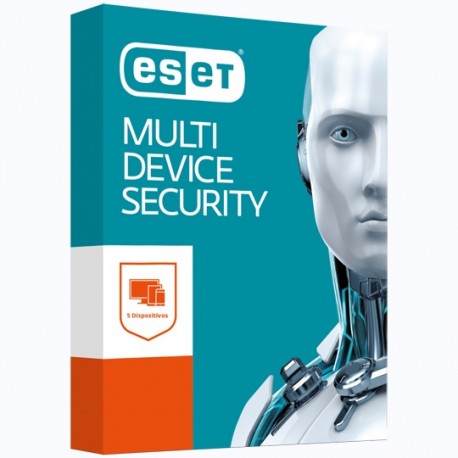 ANTIVIRUS ESET CON 5 LICENCIAS MULTIDISPOSITIVOS DVD