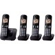 TELEFONO INALAMBRICO PANASONIC KX-TGC214MEB 4 PIEZA 1 LINEA