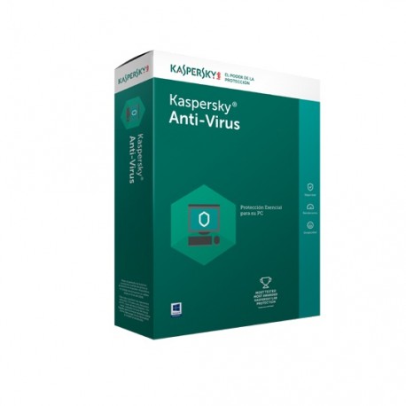 ANTIVIRUS KASPERSKY CON 5 LICENCIAS PARA WINDOWS DVD