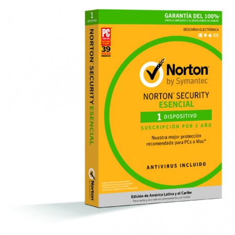 ANTIVIRUS NORTON 1 LICENCIA MULTIDISPOSITIVOS DVD