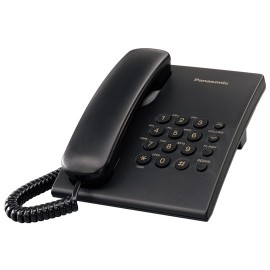 TELEFONO ALAMBRICO PANASONIC TS500MEB PARA 1 LINEA 1 PIEZA