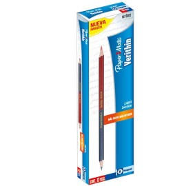 LAPIZ BICOLOR SURTIDO BEROL FORMA HEXAGONAL DE MADERA 1 PIEZA