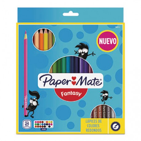 Colores paper mate fantasy caja con 24pz