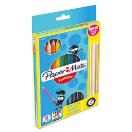 Colores paper mate fantasy 12+3metalicos