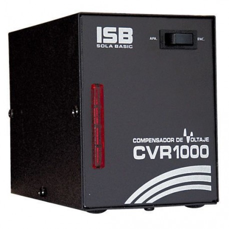 REGULADOR SOLA-BASIC CVR1000 CAPACIDAD 1000 VA NUMERO DE CONTACTOS 1 USO PARA EQUIPOS CON MOTOR