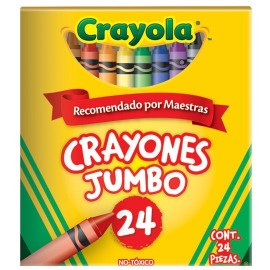 CRAYON CRAYOLA COLOR SURTIDO CRAYOLA FORMA REDONDO CAJA CON 24 PIEZAS