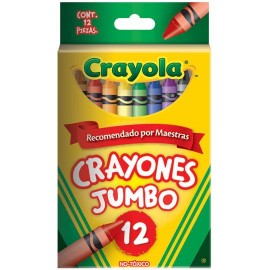 CRAYON CRAYOLA COLOR SURTIDO FORMA REDONDO CAJA CON 12 PIEZAS