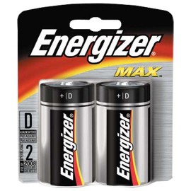 PILA ALCALINA ENERGIZER D DE 1.5 VOLTS 2 PIEZAS