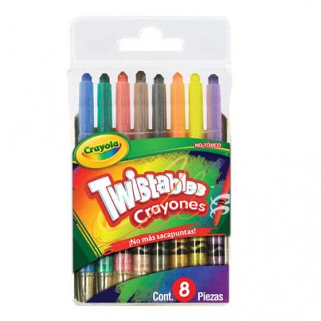 CRAYON CRAYOLA COLOR SURTIDO CRAYOLA FORMA REDONDO CAJA CON 8 PIEZAS