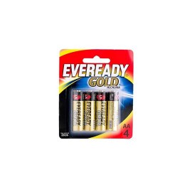 PILA ALCALINA EVEREADY AA DE 1.5 VOLTS 4 PIEZAS